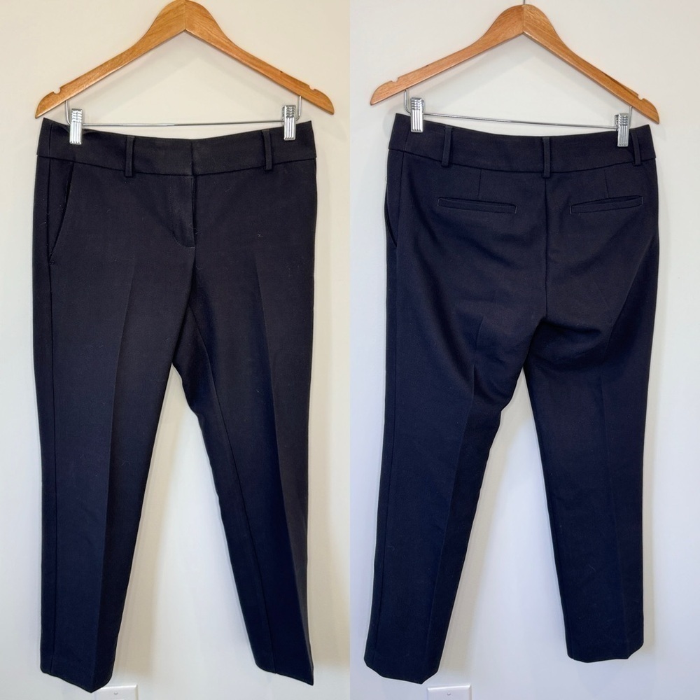 LOFT Black Slim Fit Business Work Trousers (Sz 2)